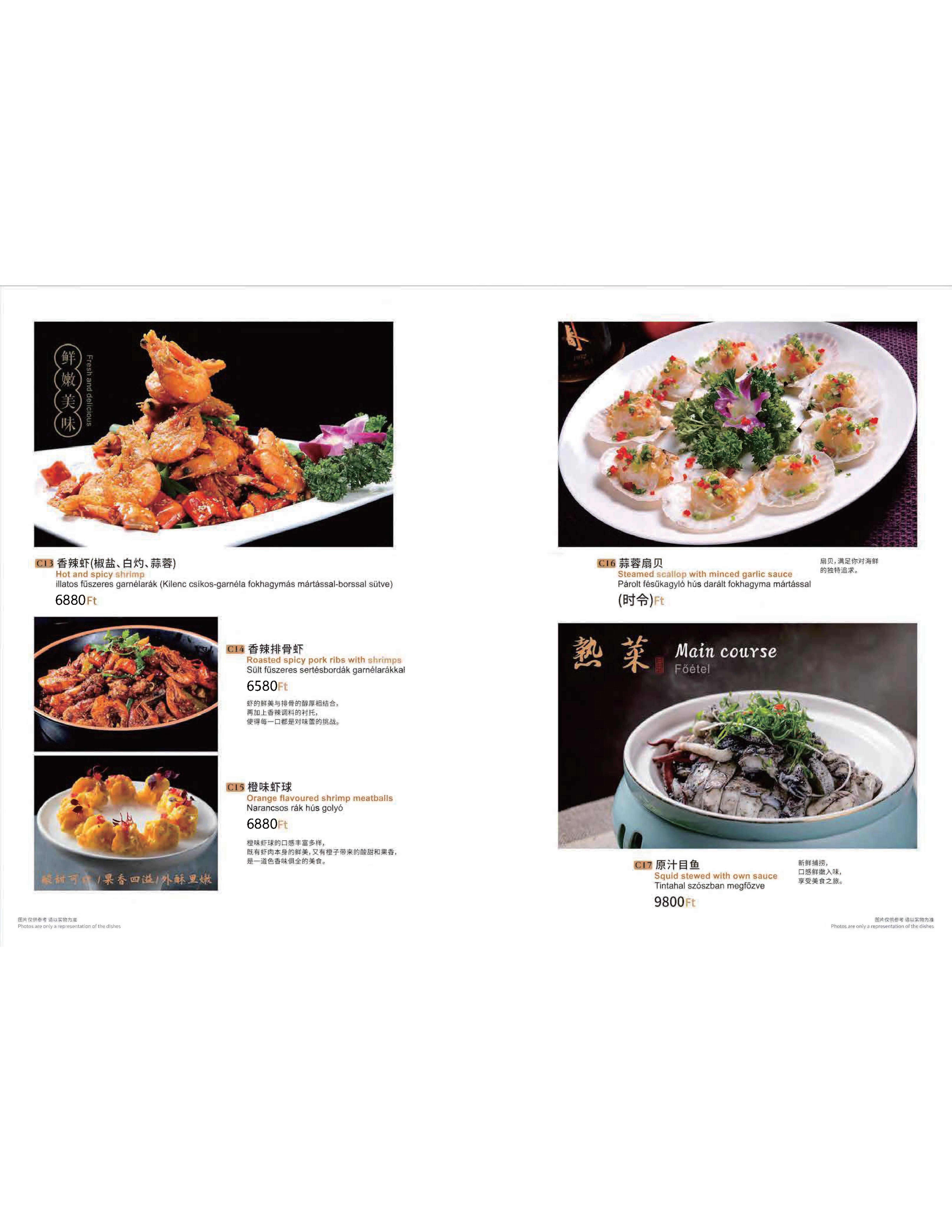 Menu Page 16