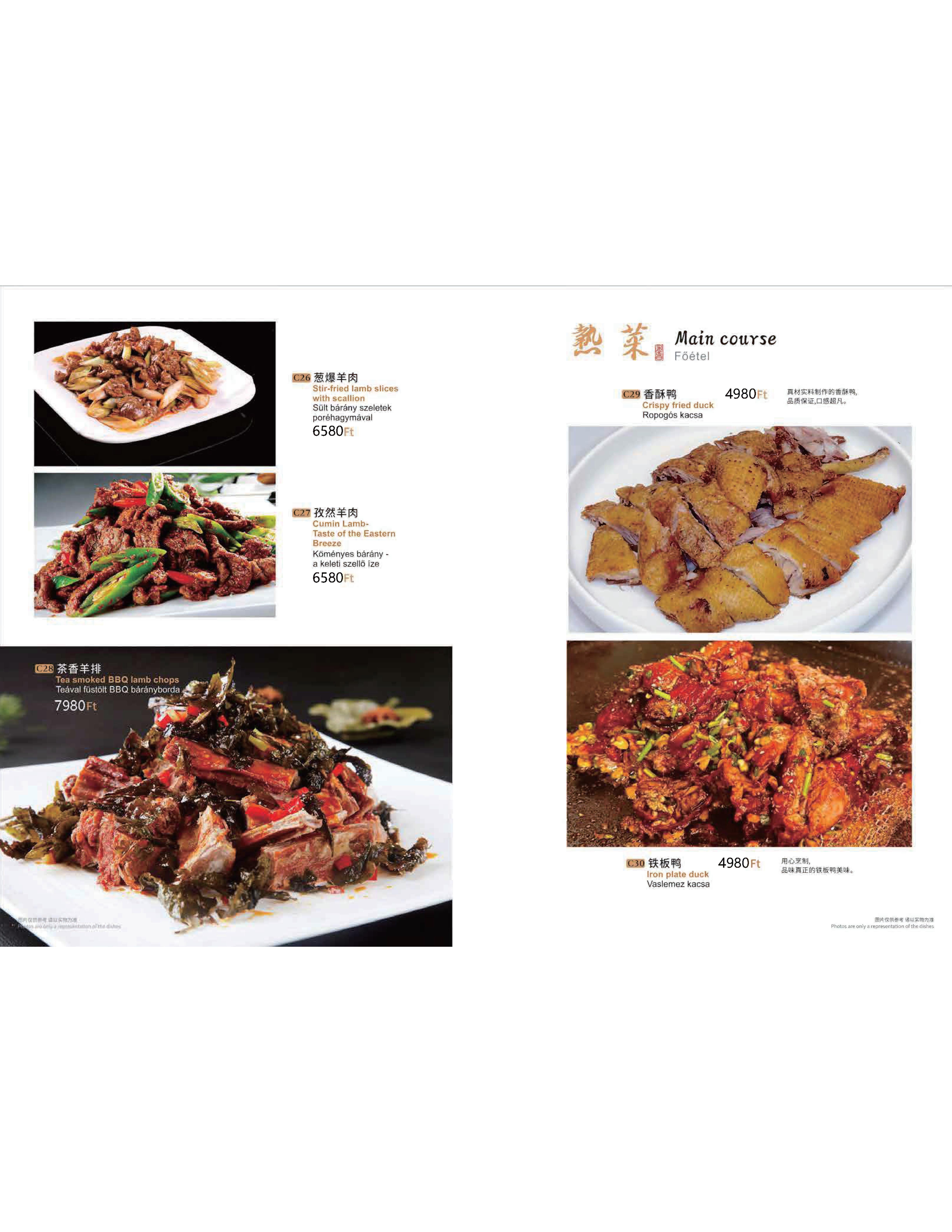 Menu Page 19